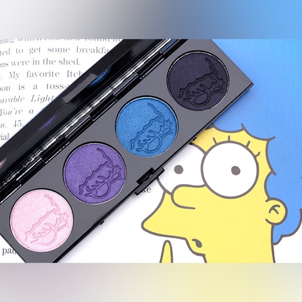 NIB The Simpsons Marge's Extra Ingredients Eye Shadow Quad